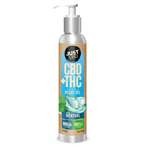 CBD/THC Ultra Relief Gel with Menthol (4oz)